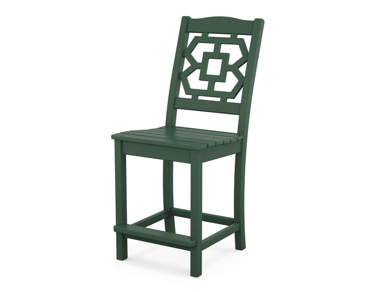 Martha Stewart by POLYWOOD® Chinoiserie Counter Side Chair
