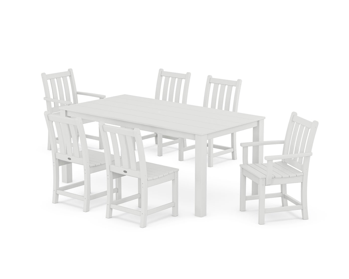 Traditional Garden 7-Piece Parsons Dining Set