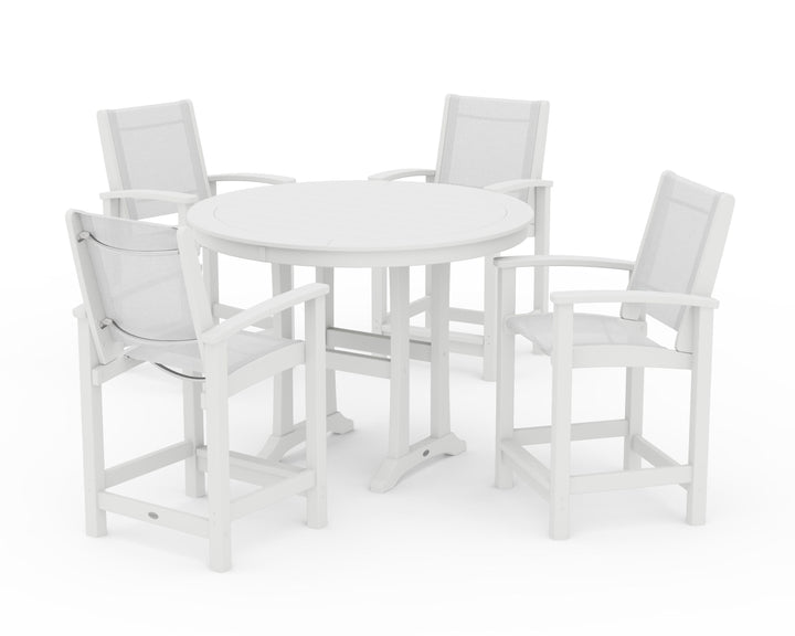 POLYWOOD® Coastal 5-Piece Counter Set