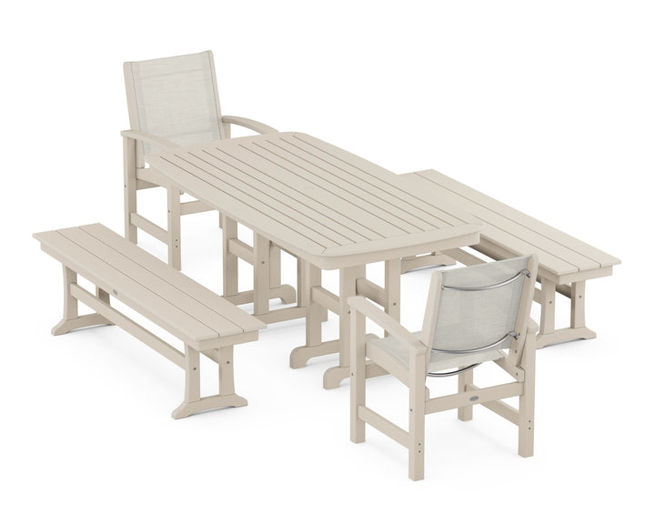 POLYWOOD® Coastal 5-Piece Dining Set
