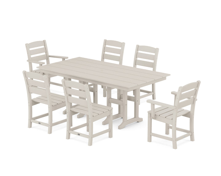 POLYWOOD® Lakeside 7-Piece Farmhouse Dining Set