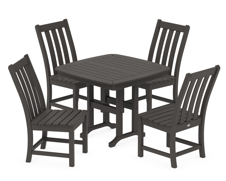 POLYWOOD® Vineyard 5-Piece Side Chair Dining Set