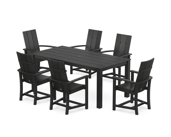 POLYWOOD® Modern Adirondack 7-Piece Parsons Dining Set