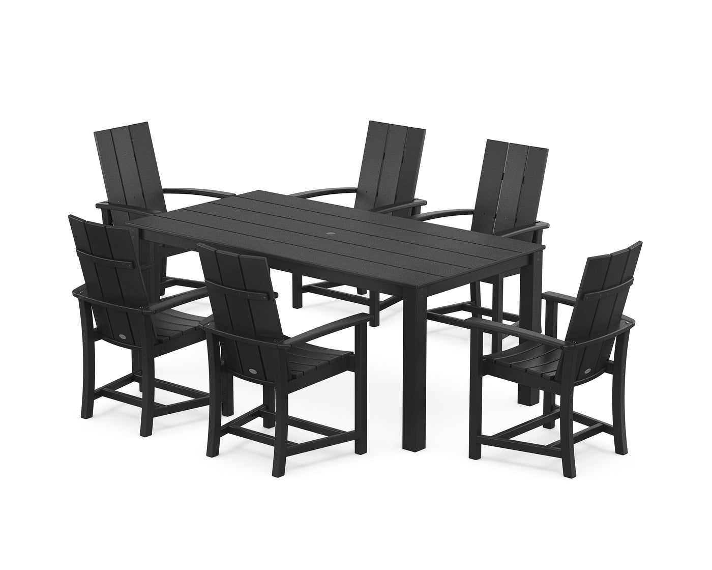 Modern Adirondack 7-Piece Parsons Dining Set