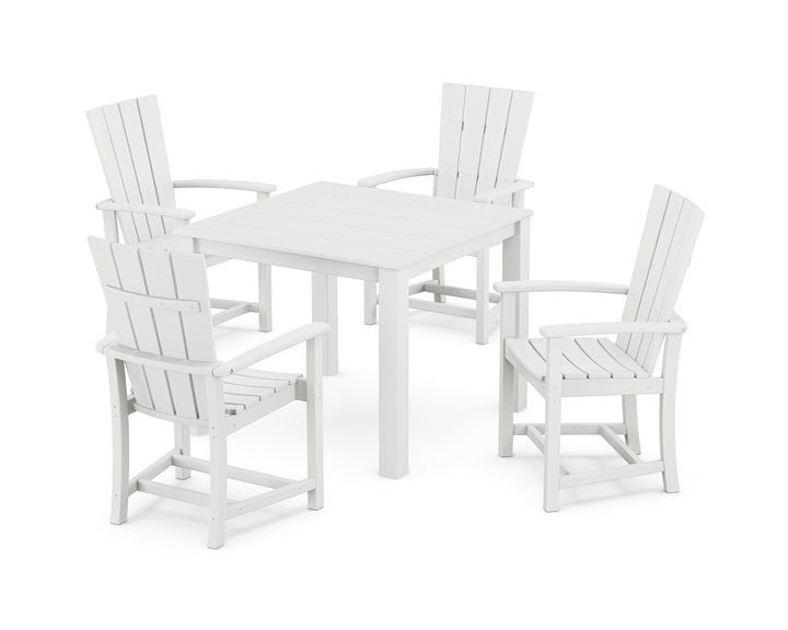 POLYWOOD® Quattro 5-Piece Parsons Dining Set