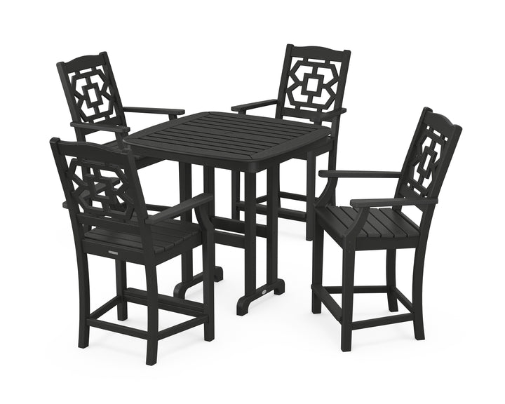 Martha Stewart by POLYWOOD® Chinoiserie 5-Piece Counter Set