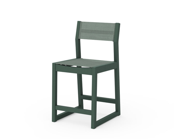 POLYWOOD® EDGE Sling Counter Side Chair