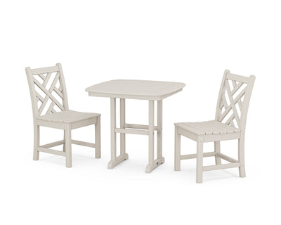 Chippendale Side Chair 3-Piece Dining Set