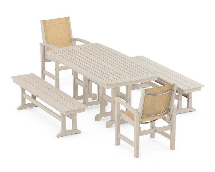 POLYWOOD® Coastal 5-Piece Dining Set
