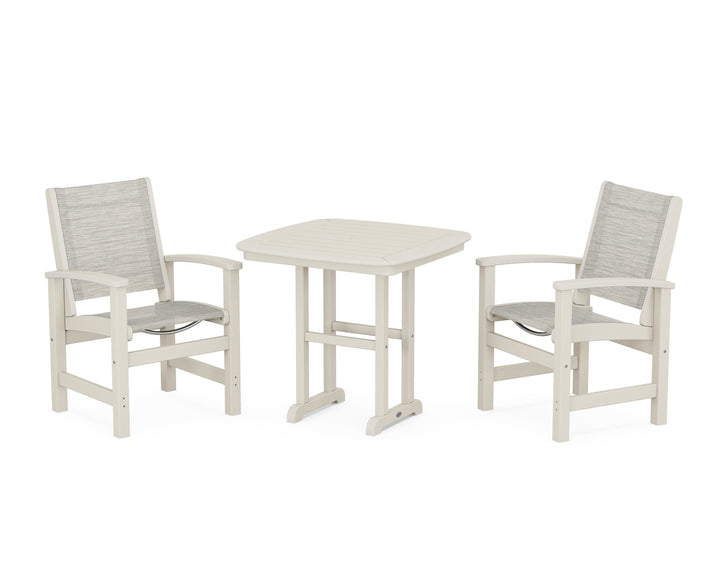 POLYWOOD® Coastal 3-Piece Dining Set