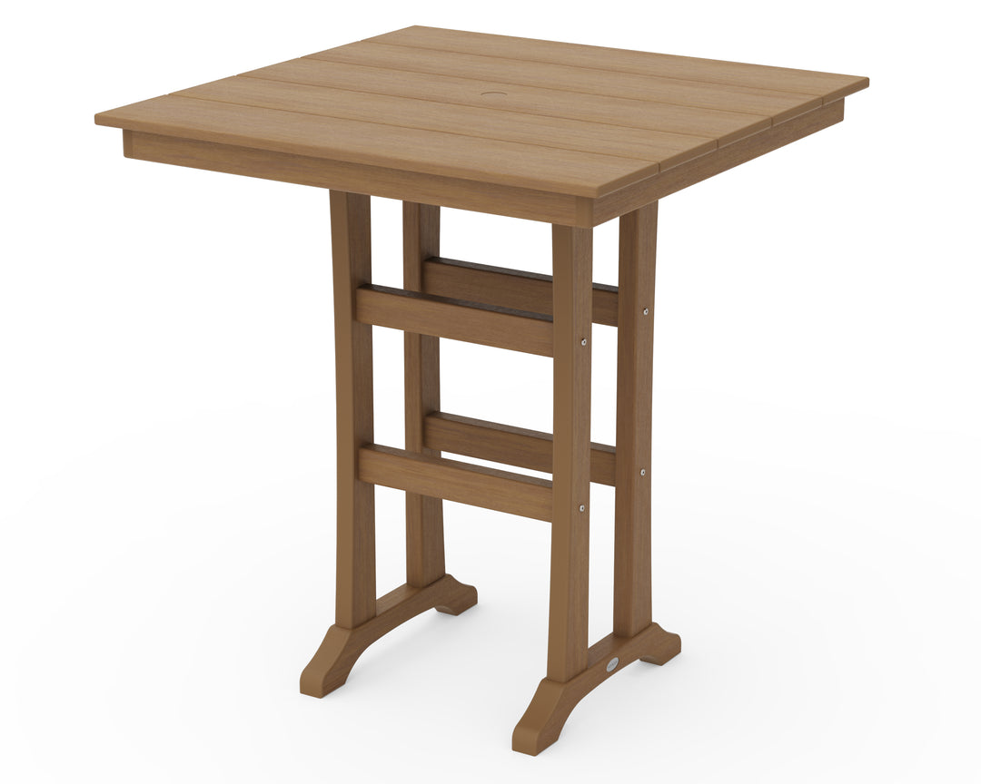 POLYWOOD® Farmhouse Trestle 37" Bar Table