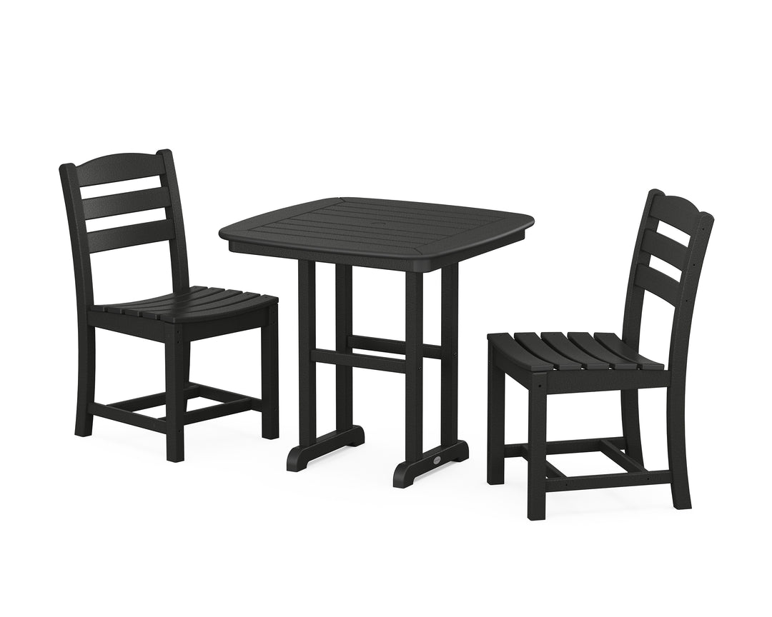 POLYWOOD® La Casa Café Side Chair 3-Piece Dining Set