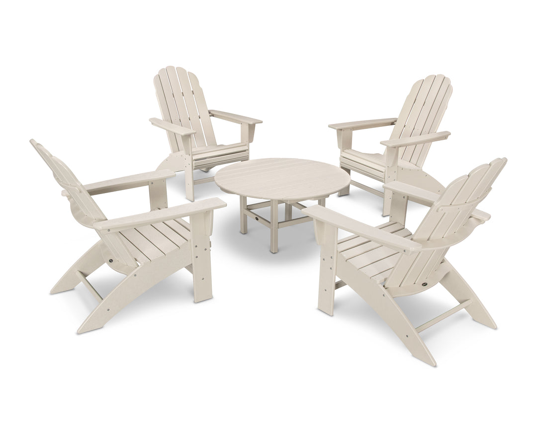 POLYWOOD® Vineyard 5-Piece Oversized Adirondack Set