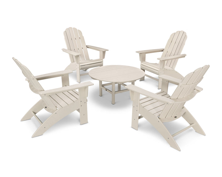 POLYWOOD® Vineyard 5-Piece Oversized Adirondack Set