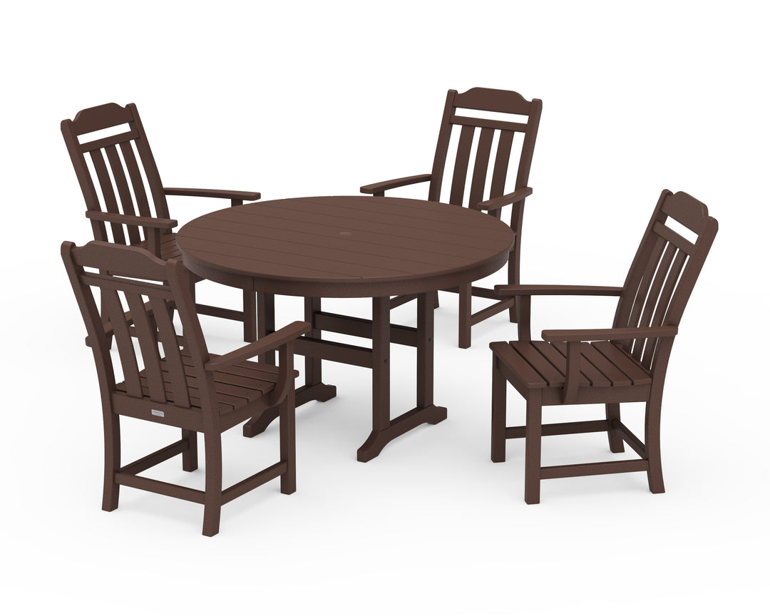 Country Living Cottage 5-Piece Round Farmhouse Dining Set