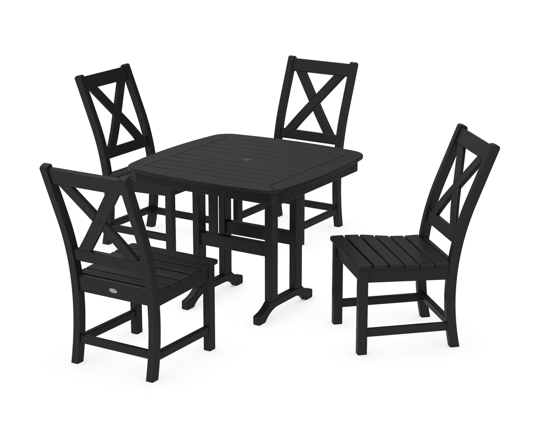 POLYWOOD® Braxton Side Chair 5-Piece Dining Set