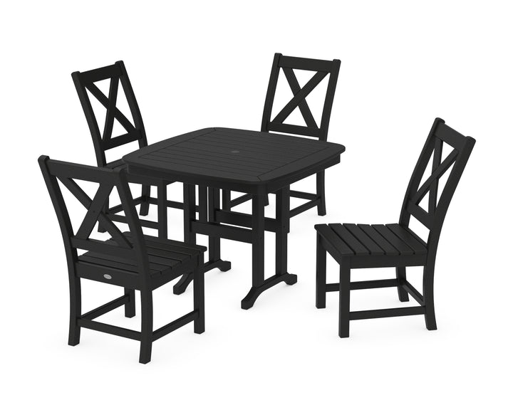 POLYWOOD® Braxton Side Chair 5-Piece Dining Set