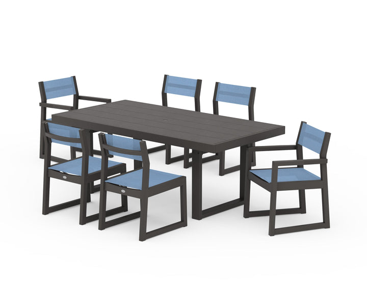 POLYWOOD® EDGE Sling 7-Piece Dining Set