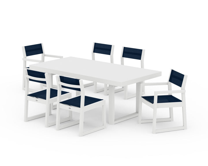 POLYWOOD® EDGE Sling 7-Piece Dining Set