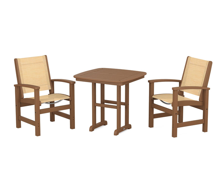 POLYWOOD® Coastal 3-Piece Dining Set