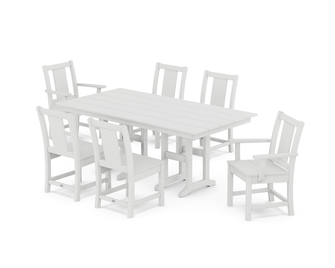 POLYWOOD® Prairie 7-Piece Farmhouse Dining Set