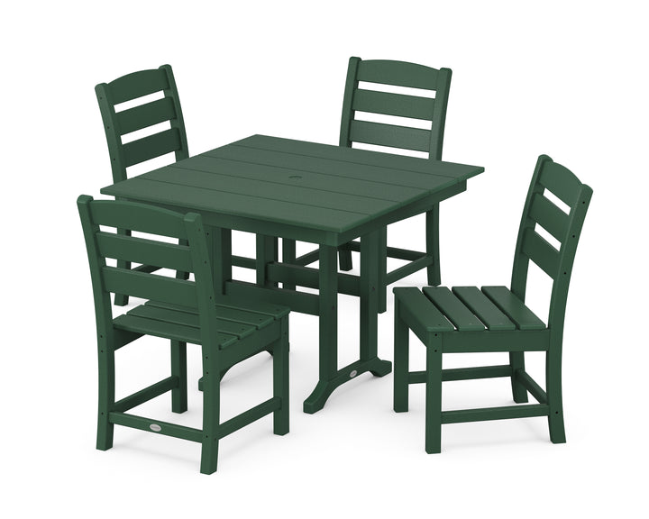 POLYWOOD® Lakeside Side Chair 5-Piece Farmhouse Dining Set