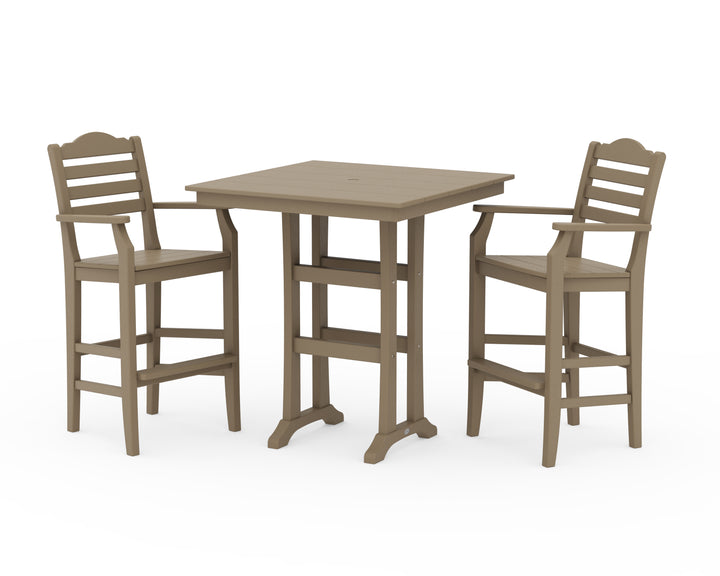 Draper James™ by  POLYWOOD® Savannah 3-Piece Farmhouse Bar Set with Trestle Legs