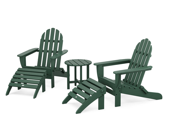 POLYWOOD® Classic Adirondack 5-Piece Casual Set