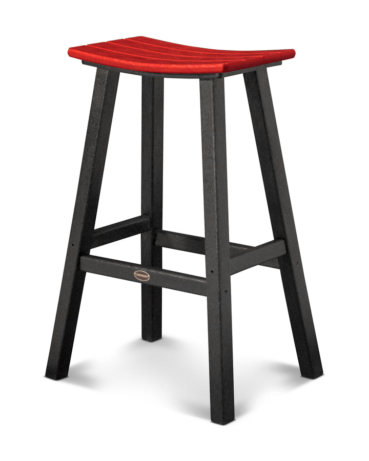 POLYWOOD® Contempo 30" Saddle Bar Stool