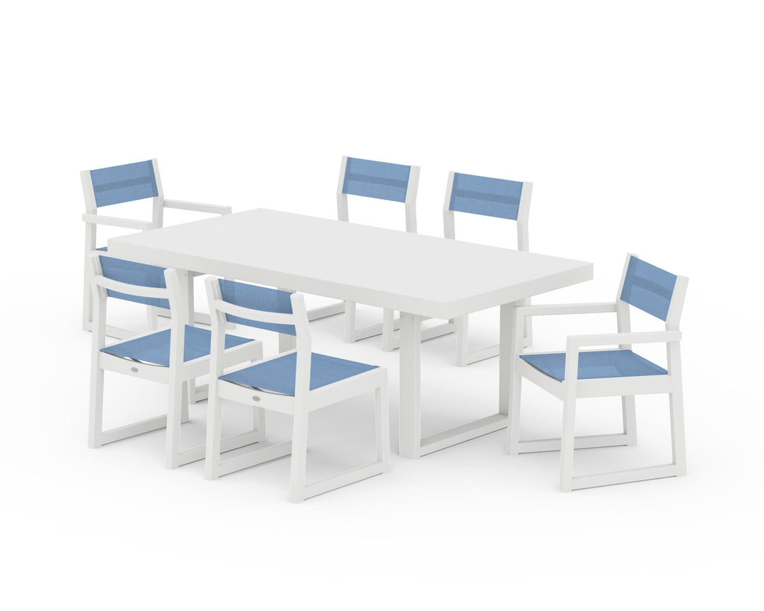 POLYWOOD® EDGE Sling 7-Piece Dining Set