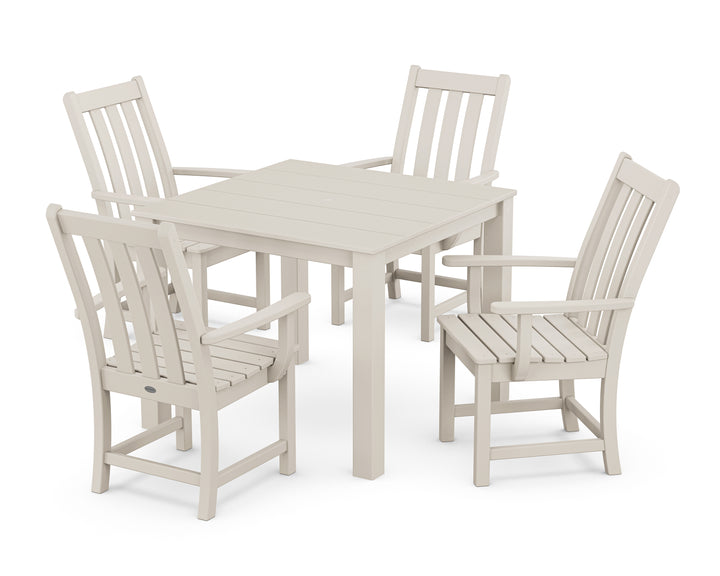 POLYWOOD® Vineyard 5-Piece Parsons Dining Set
