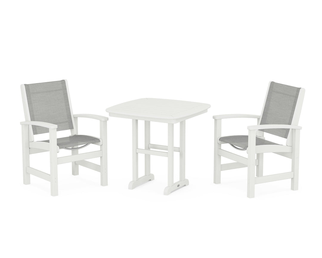 POLYWOOD® Coastal 3-Piece Dining Set