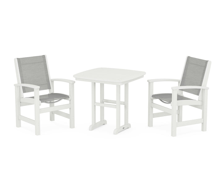 POLYWOOD® Coastal 3-Piece Dining Set