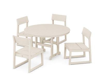 EDGE Side Chair 5-Piece Round Farmhouse Dining Set