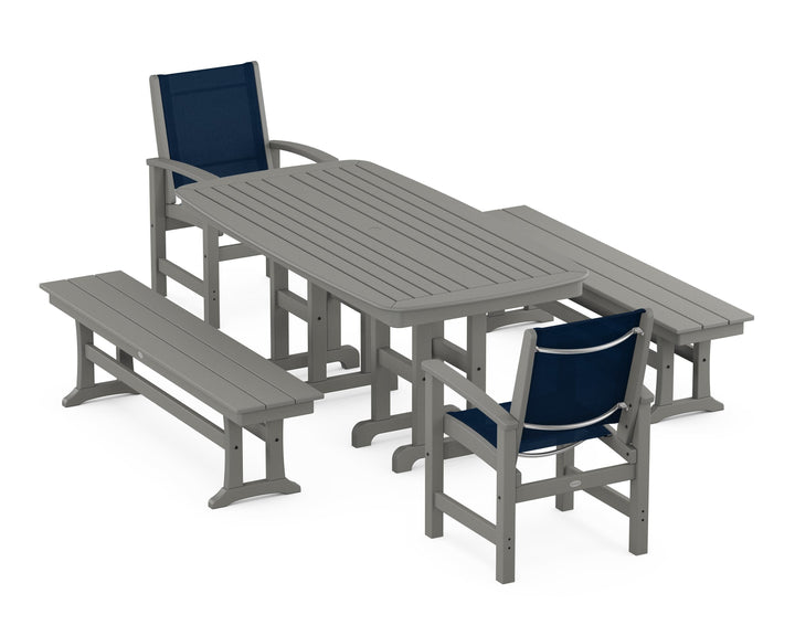 POLYWOOD® Coastal 5-Piece Dining Set
