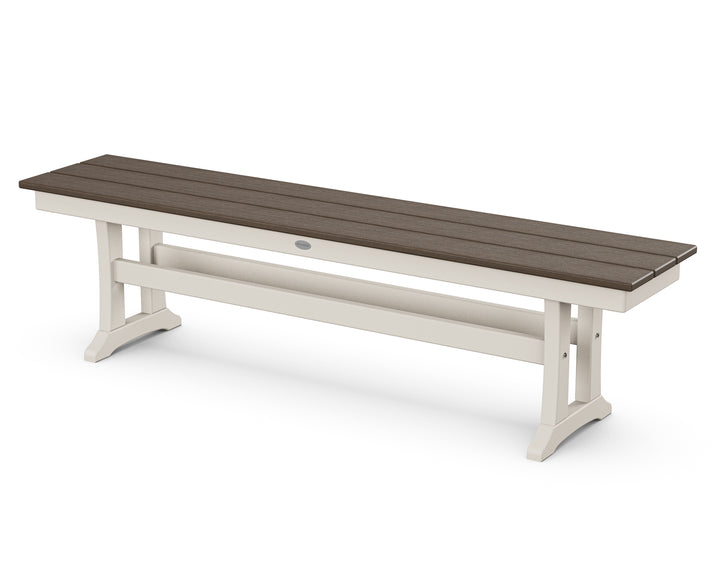 POLYWOOD® Farmhouse Trestle 65" Bench