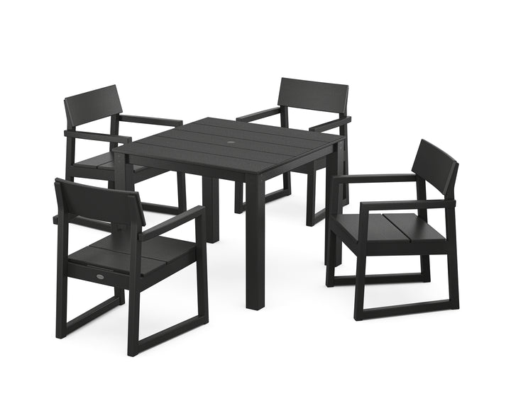 POLYWOOD® EDGE 5-Piece Parsons Dining Set