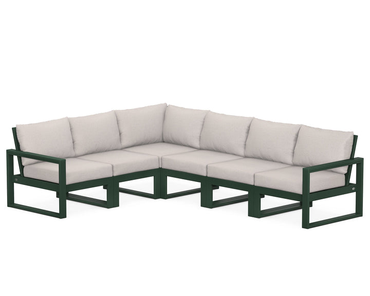 POLYWOOD® EDGE 6-Piece Modular Deep Seating Set