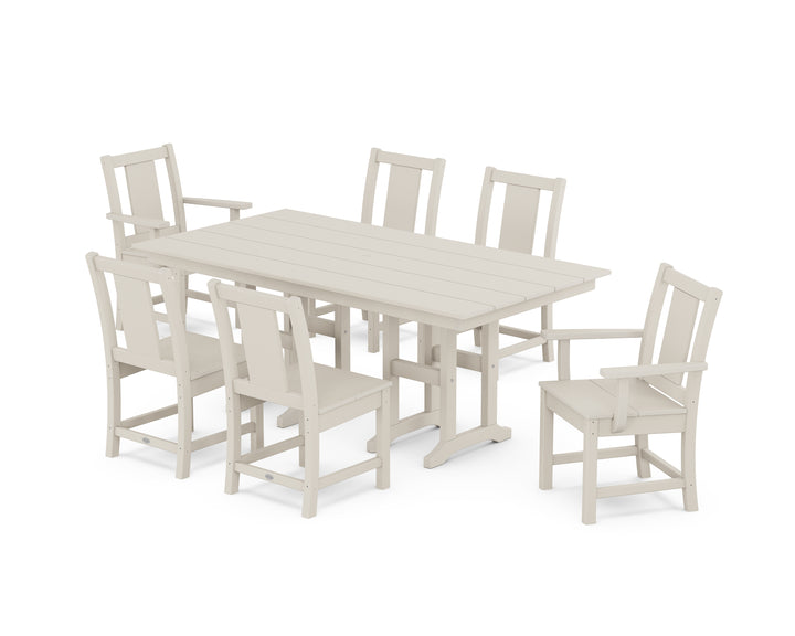 POLYWOOD® Prairie 7-Piece Farmhouse Dining Set
