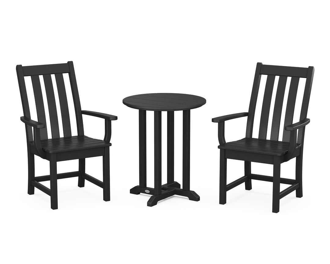 POLYWOOD® Vineyard 3-Piece Round Bistro Dining Set