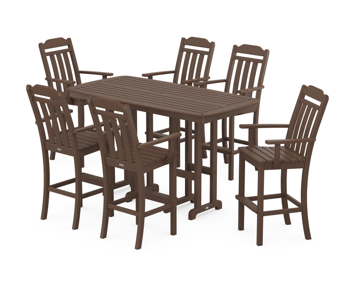 Country Living Cottage Arm Chair 7-Piece Bar Set