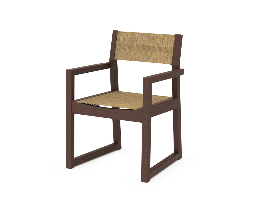 POLYWOOD® EDGE Sling Dining Arm Chair
