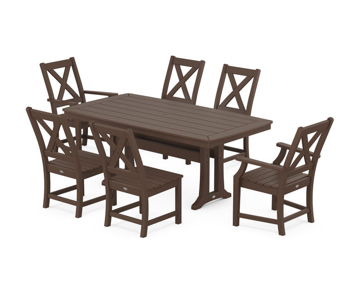 POLYWOOD® Braxton 7-Piece Dining Set with Trestle Legs