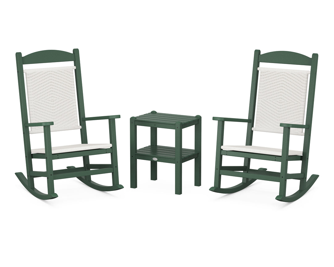 POLYWOOD® Presidential Woven Rocker 3-Piece Set