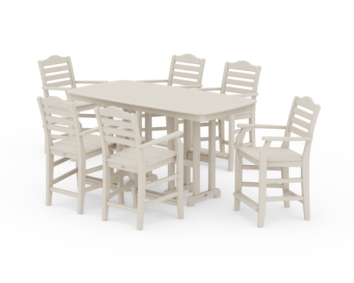 Draper James™ by  POLYWOOD® Savannah Arm Chair 7-Piece Counter Set