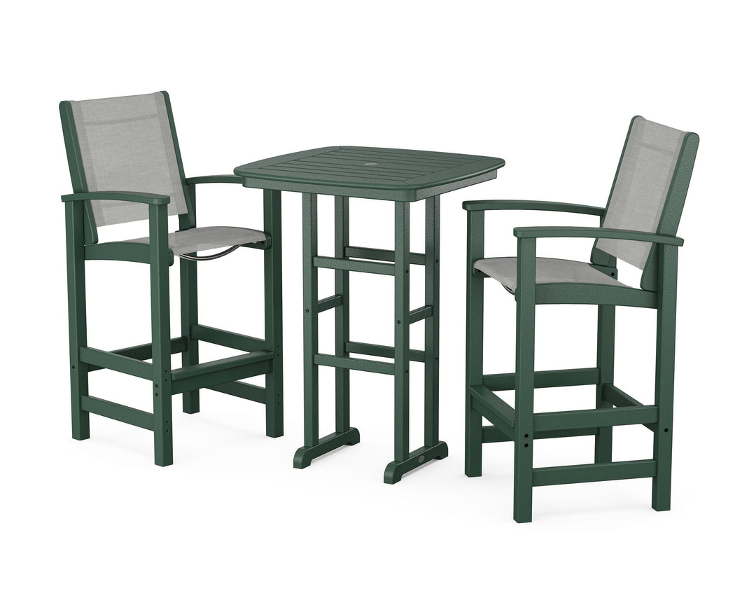 POLYWOOD® Coastal 3-Piece Bar Set