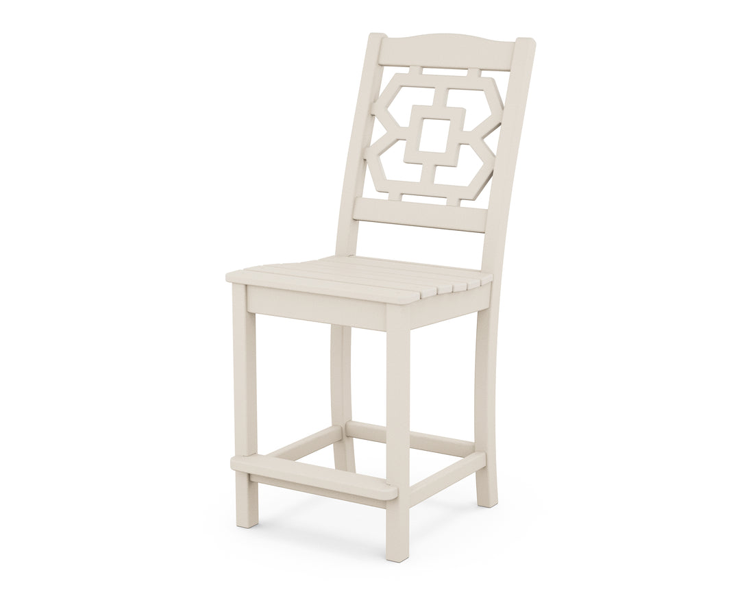 Martha Stewart by POLYWOOD® Chinoiserie Counter Side Chair