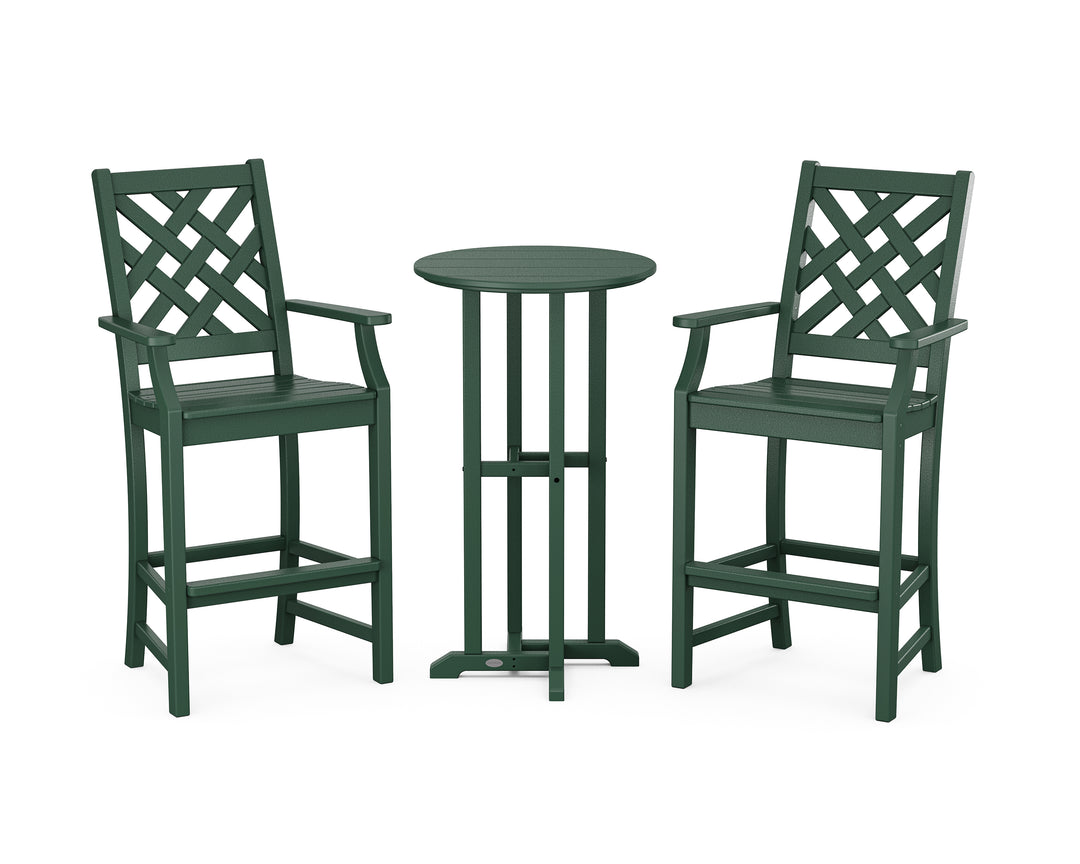 Country Living Wovendale 3-Piece Farmhouse Bar Set