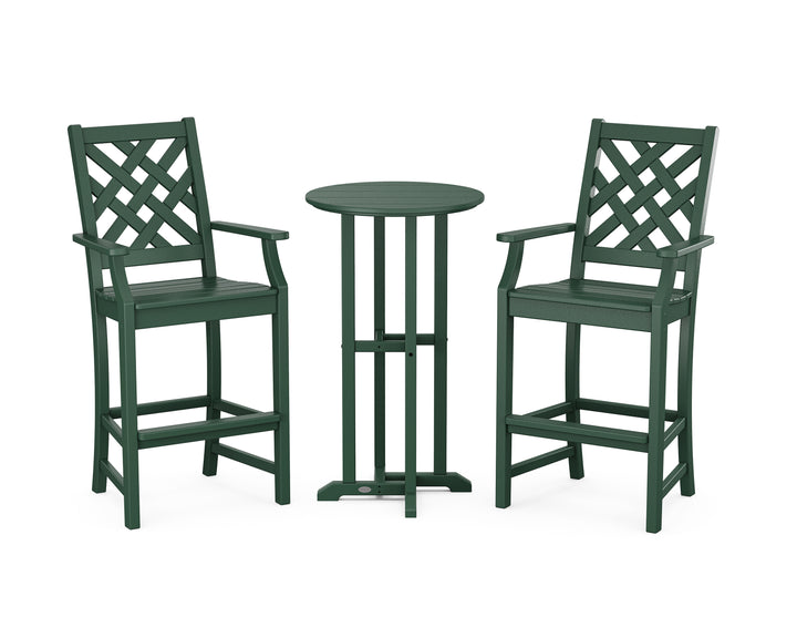 Country Living Wovendale 3-Piece Farmhouse Bar Set