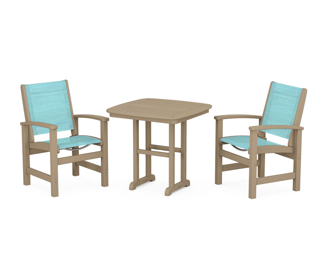 POLYWOOD® Coastal 3-Piece Dining Set